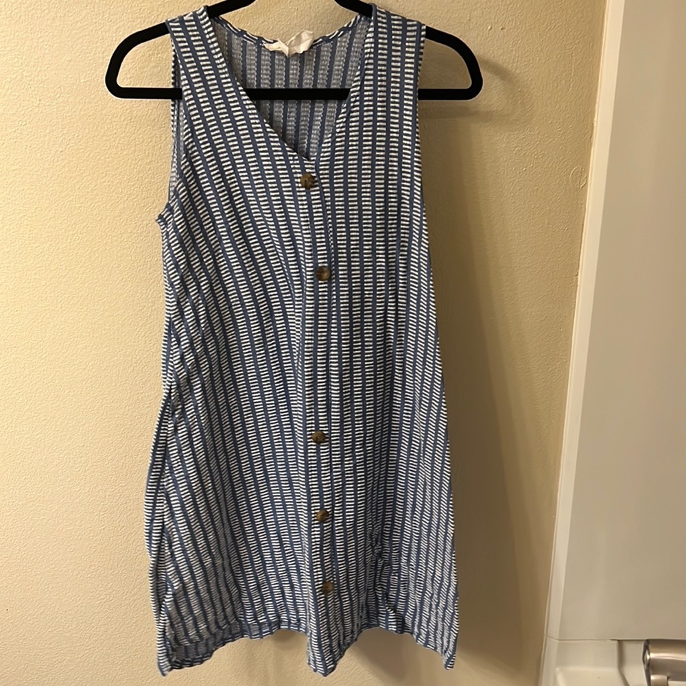 Blue and White Summer Dress (AM)